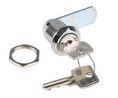 Euro-Locks a Lowe & Fletcher group Company Camlock, 20mm Panel-to-Tongue, 19.1 x 16.6mm Cutout, Key Unlock