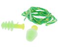 Honeywell Safety Earplugs Series Green, Yellow Reusable Ear Plugs, 28 dB Rated, No1