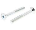 Bright Zinc Plated Steel Hex Socket Countersunk Screw, DIN 7991, M4 x 30mm, Pack of 50 pieces
