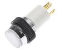 Signal Construct Green, Red Panel Mount Indicator, 24 → 28V, 14.5mm Mounting Hole Size, IP67 Red