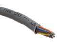 Multicore Cable, YY Unshielded, LSZH, 10x 0.35mm², 30m, Grey