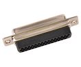 High Density D-Sub Connector, Socket, DB-44, Crimp
