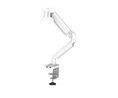 VESA Arm, Clamp / Grommet, 8kg, 32" (81.3 cm), Supported Displays - 1, White