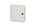 Inner Door Set, Galvanised Steel, Light Grey 280 x 280 mm