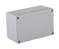 GWconnect Enclosure Die-cast Aluminum S-8100 Seriesout External Mounting Flanges 125 x 80 x 57mm Grey RAL 7001, 100 kappaleen pakkaus