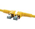 Industrial Ethernet Cable, PUR, 10Gbps, CAT6a, RJ45 Plug / RJ45 Plug, 0.5m