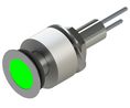LED Indicator 28V DC Fixed Green Soldering Pins