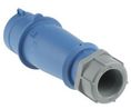 AM-TOP IP44 Blue Cable Mount 3P Industrial Power Plug, Rated At 32A, 230 V
