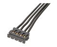 Cable Assembly, 1.2mm Pitch, Pico-EZmate Receptacle - Pico-EZmate Receptacle, 4 Circuits, 300mm, Black