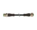 Murrelektronik Limited Straight Female 4 way M12 to Straight Male 4 way M12 Sensor Actuator Cable, 1m