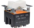 Vippebryter, 125V, 1 A / 30 A, 3CO, 250V, PÅ-AV-PÅ, Hvit