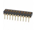 Slide Dip Switch, 10 Switches, 10PST, On