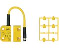 Safety Switch Set, IP6K9K, Connector, M8, 8-Pin, Male
