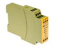 Single/Dual-Channel Safety Switch/Interlock Safety Relay, 24V ac/dc, 2 Safety Contacts