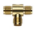 HF-Adapter, T-Ausführung, SMA-Buchse - 2x SMA-Buchse, 50Ohm