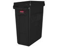 Rubbermaid Commercial Products Rubbermaid 60L Black PE Waste Bin, Black