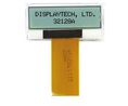 Displaytech 32128A-FC-BW-3 Graphic LCD Display, White on Black, Transflective