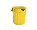 Rubbermaid Commercial Products Brute 75L Yellow PE Waste Bin, Yellow
