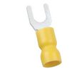 Fork Terminal, Partially Insulated, 4 ... 6mm², #10, Pack of 100 pieces