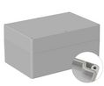Plastlåda 160.3x240.3x120mm Grå ABS IP66