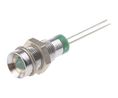 LED Indicator Soldering Pins Green DC 3.3V 6mm 50mcd