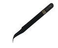 Tweezers ESD Carbon Steel Very Fine / Curved 120mm