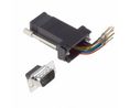 D-Sub-Adapter, RJ45-Buchse - D-Sub-Stecker, 9-polig