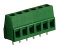 Kretskortskopplingsplint, THT, 10A, 5mm, Poler - 6, Paket med 5 delar