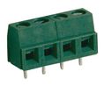 PCB Terminal Block, THT, 10A, 5mm, Poles - 4, Pack of 10 pieces