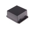 Plastic Enclosure NUB 80x80x43mm Black ABS
