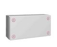 Rittal KX Series RAL7035 Sheet Steel Enclosure, IP55, IK08, Flanged, 300 x 150 x 120mm