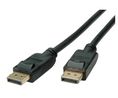 Video Cable, Green, DisplayPort Plug - DisplayPort Plug, 7680 x 4320, 5m