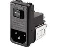 Power Inlet with Filter, 2A, 250VAC