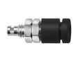 Banana Socket Black 2 mm Nickel 33VAC 70VDC 10A Solder Cup