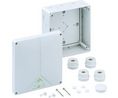 Gunther Spelsberg Abox 160 Series Grey Polystyrene Junction Box, IP54, IP65, 0 Terminals, 180 x 180 x 91mm