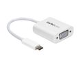 Adapter, USB-C Plug - VGA Socket, 1920 x 1200, White
