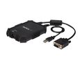 Rugged Crash Cart Adapter with File Transfer, 1920 x 1200, 1x Mini USB-B Socket - 1x USB-A Plug / 1x VGA Plug