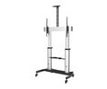 Tragbarer TV-Rollenständer, freistehend, 100kg, 100" (2.5 m), Unterstützte Displays - 1, Silber