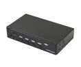 4-Port DisplayPort KVM Switch with Audio and USB Hub, 3840 x 2160, DisplayPort - USB-A