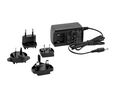 Netzteil 5V 3A AU-Stecker / Typ A (NEMA 1-15) / Schutzkontaktstecker Typ C (CEE 7/16) / UK-Stecker Typ G (BS1363) Zylinderstecker, 2.1 x 5.5 mm