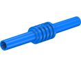 Test Adapter Banana Socket 4 mm - Banana Socket 4 mm 32A 1kVAC 1kVDC 63mm Blue