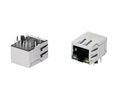Industrial Connector, 10/100 Base-T, PoE, RJ45, Plug, Right Angle, Ports - 1, Contacts - 16