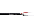 Videokabel Syrefria, röda kopparledare (OFC) 75Ohm PVC Svart 100m