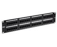Patch Panel, 48 Ports, Unshielded, CAT6