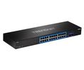 Ethernet Switch, RJ45 Ports 24, Fibre Ports 2SFP+, 10Gbps, Unmanaged