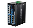 Ethernet-kytkin, RJ45-portit 24, Kuituportit 2SFP, 1Gbps, Ilman hallintotoimintoja