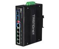 PoE-Switch, Unmanaged, 1Gbps, 240W, RJ45-Anschlüsse 5, PoE-Ports 4