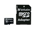 Memory Card, microSD, 64GB, 90MB/s, 10MB/s, Black