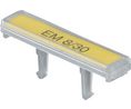 Plintmarkör, 32 x 7.2 mm, transparent, 50-pack, 7.2mm