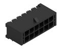 PCB Header, Plug, 5A, 250V, Contacts - 12, Right Angle
